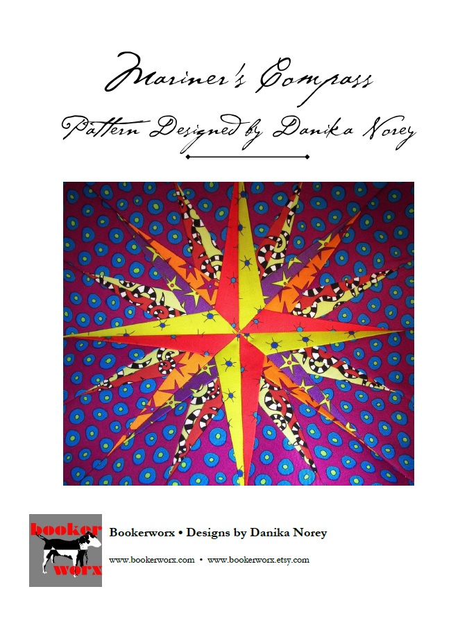 Mariner’s Compass Paper Piecing Pattern