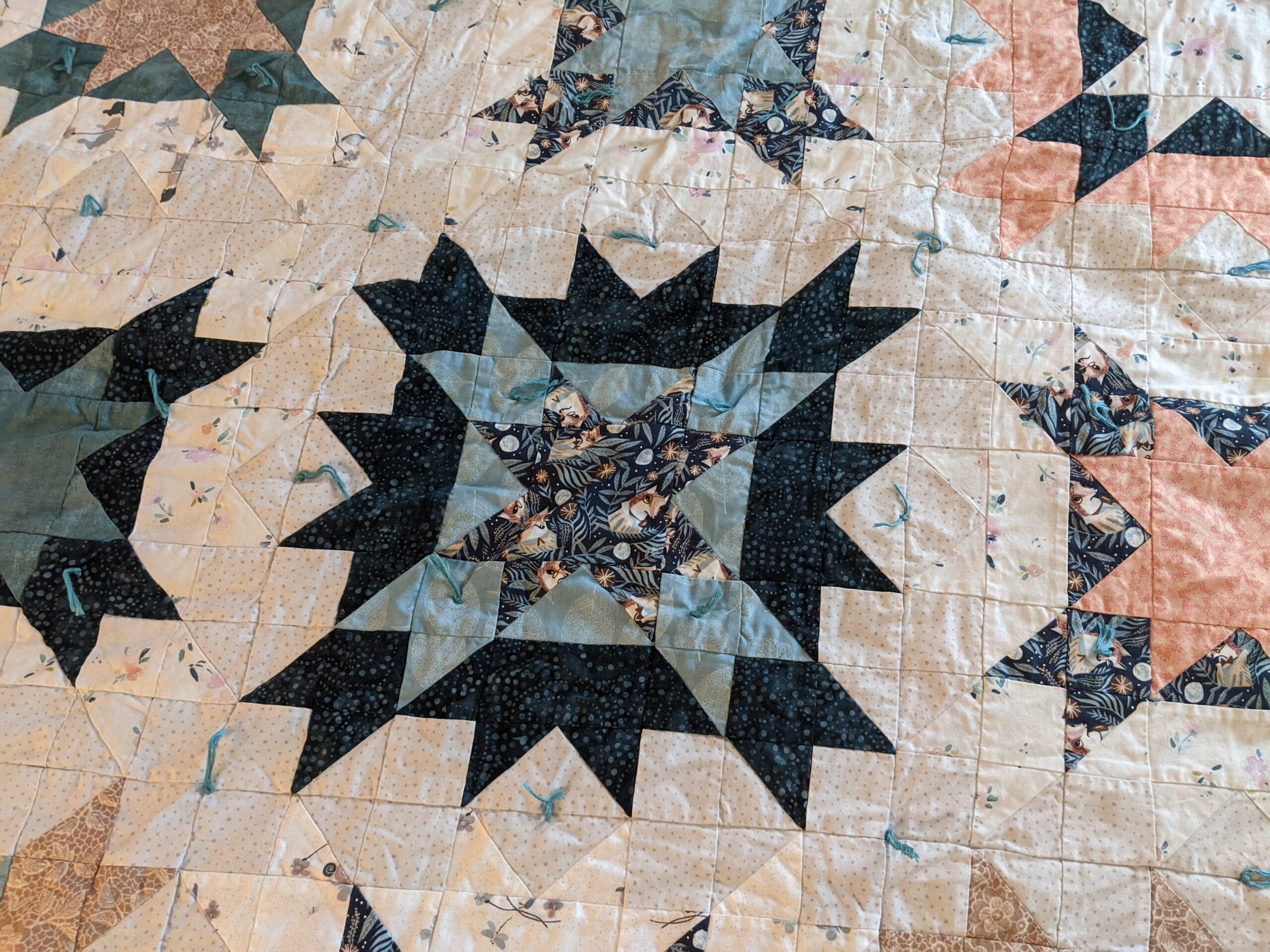 With Every Stitch a Story: An Entire Quilt From Start to Finish, Part 7: A Quilt Sandwich